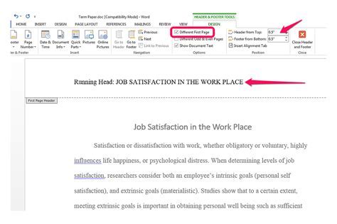 How to Create a Running Head in Word: A Journey Through the Digital Wilderness